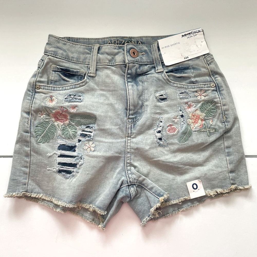 Arizona High-Rize Shortie Women Short Sz 0